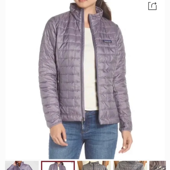 Patagonia purple puffer jacket size L - Picture 1 of 2